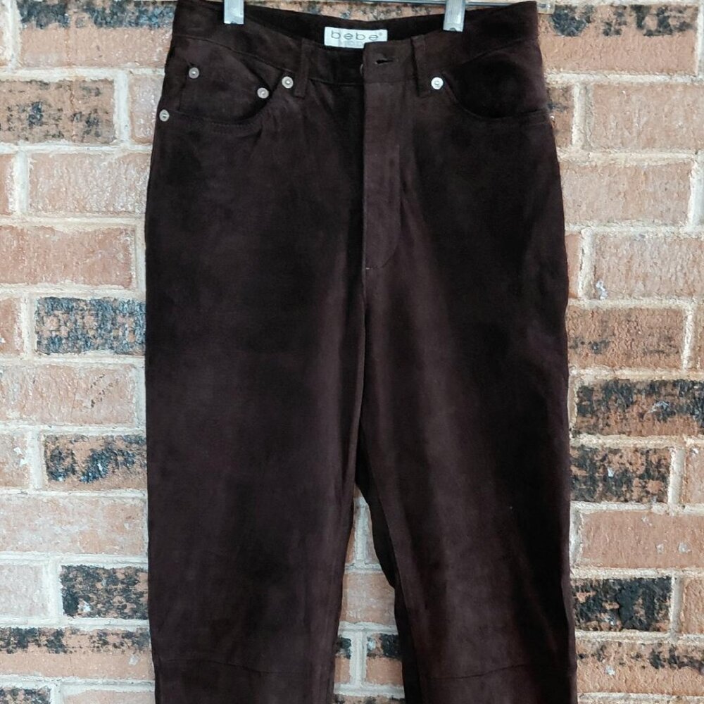Vintage Bebe Moda Brown Suede Pants
